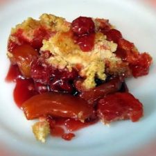 Apple-Cherry Dump Cake