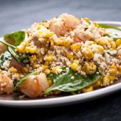 MILLET - Millet Salad With Corn, Mango and Shrimp