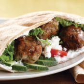Meatballs - Greek  in Pita