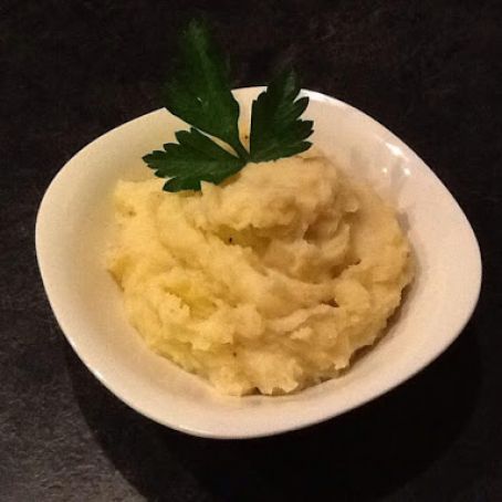 Whipped Potatoes & Parsnips with Brown Butter