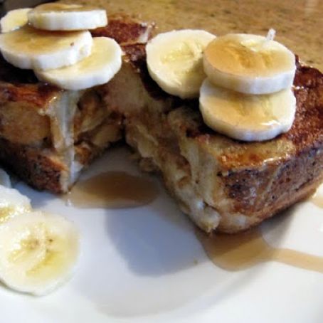 Banana Stuffed French Toast