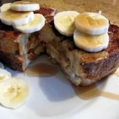 Banana Stuffed French Toast