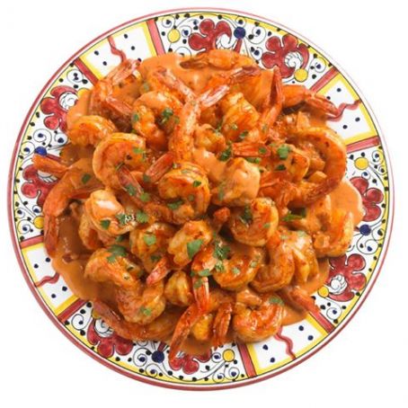 Guajillo Shrimp in Creamy Red Chile Sauce