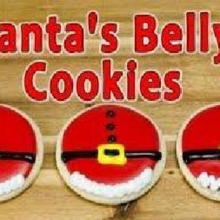 Santa's Belly Sugar Cookies
