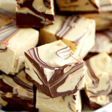 Tiger Butter Fudge