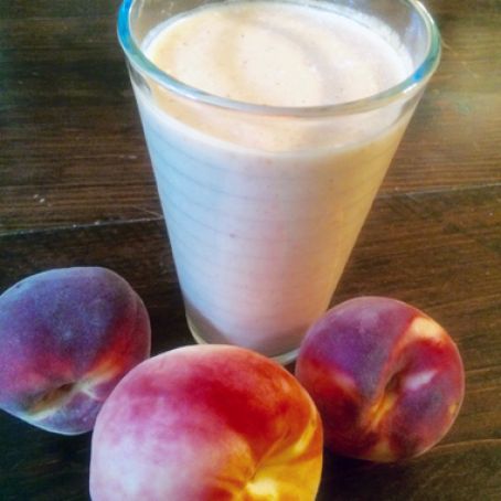 Peaches and Cream Dairy Free Smoothie