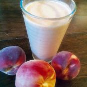 Peaches and Cream Dairy Free Smoothie