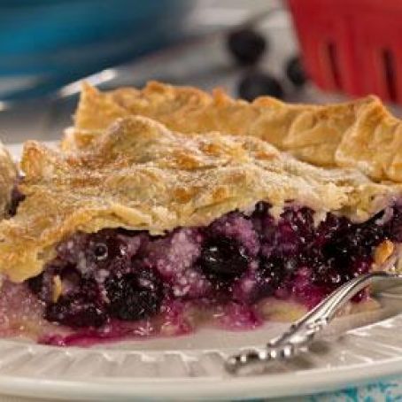 Deep Dish Blueberry Pie