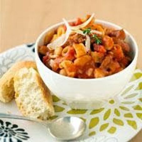 Pasta Fagioli with Sausage
