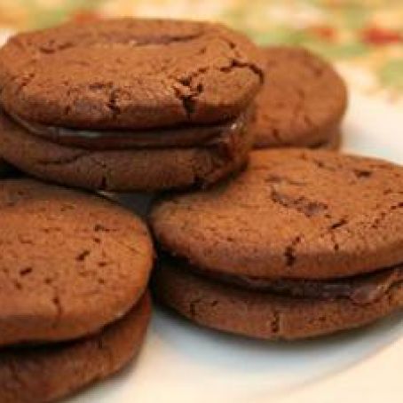 Double Chocolate Sandwich Cookies