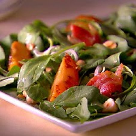 Arugula Salad with Grilled Fruit