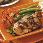 Grilled Basil Chicken and Tomatoes Recipe