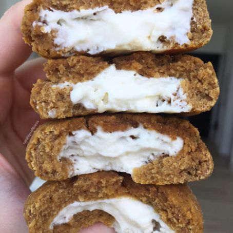 Pumpkin Spice Cheesecake Filled Cookies