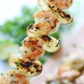 Grilled Cilantro Lime Shrimp Kebabs