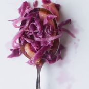 Braised Red Cabbage with Apple and Onion
