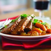 Crock Pot Braised Sweet-and-Sour Brisket