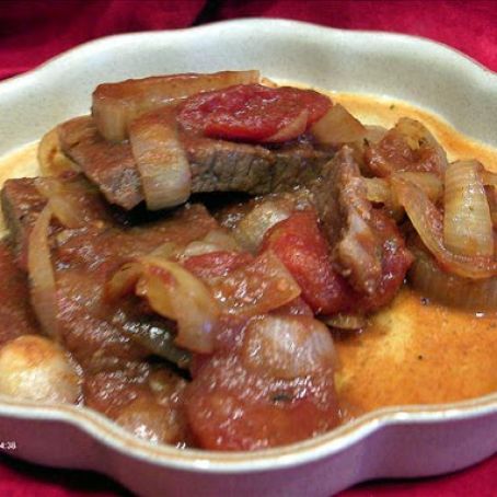 Swiss Steak in the Crock Pot for Two