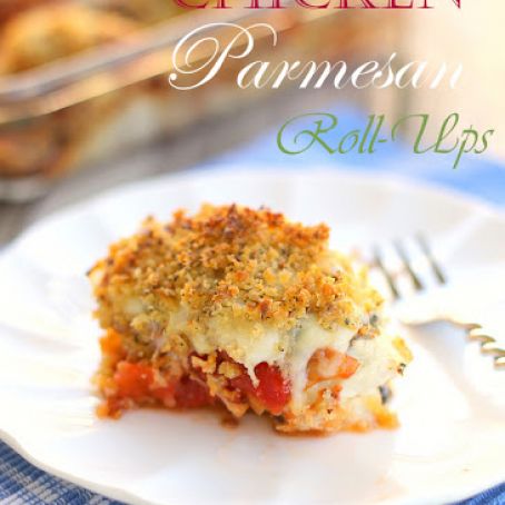 Chicken Parmesan Roll-Ups