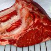 Rib Roast with Chipotle Bleu Sauce