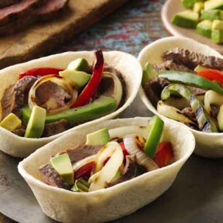 Grilled Steak Fajita Boats
