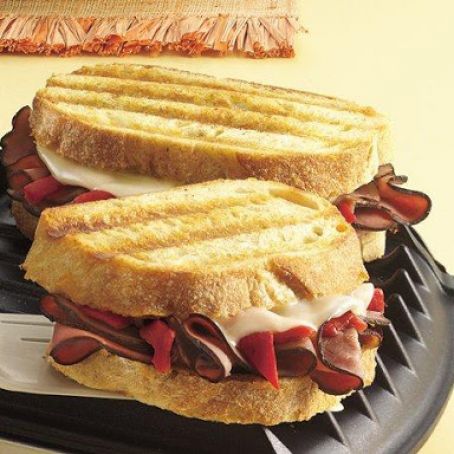 Grilled Beef and Provolone Sandwiches