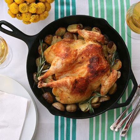 French Market Chicken with Herbed Potatoes