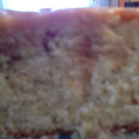 Vanilla Cake with Salted Caramel Sauce