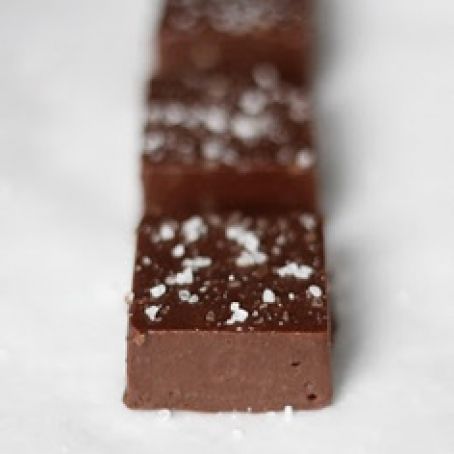 Nutella Fudge with Sea Salt