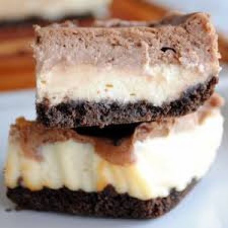 Nutella Cheesecake Layer Bars