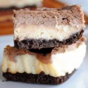 Nutella Cheesecake Layer Bars