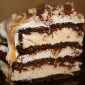 Layered Ice Cream Candy Cake