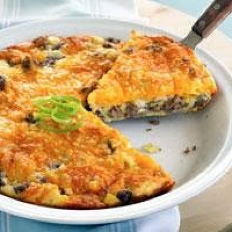 Impossibly Easy Cheeseburger Pie