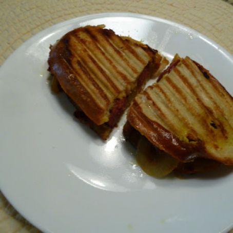 Brat and Peach Panini