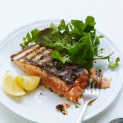 Grilled Mustard-Herb Salmon