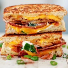 Baked Potato Grilled Cheese