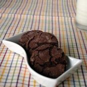 Chocolate lace cookies