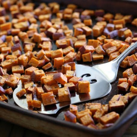 Roasted Herb Sweet Potatoes