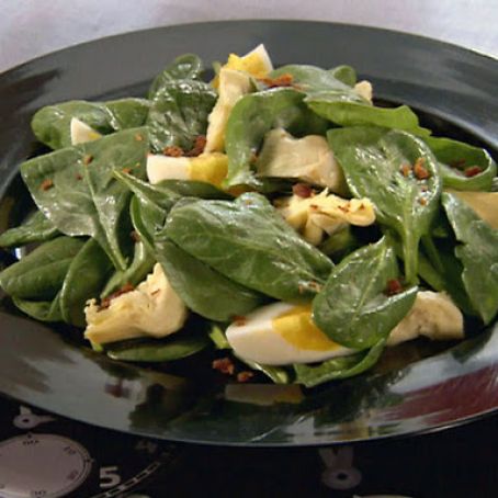 Quick and Easy Spinach Salad