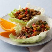Barbecued Chinese Chicken Lettuce Wraps