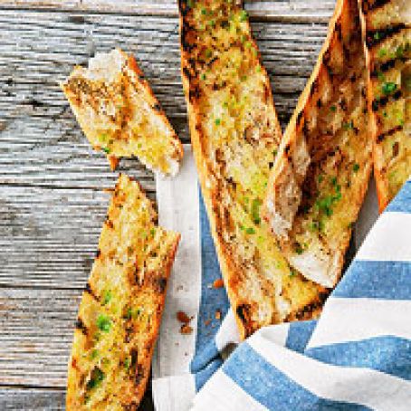Lime-Buttered Grilled Bread