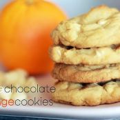 White Chocolate Orange Cookies