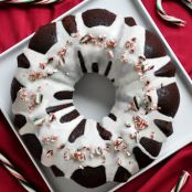 Minty Chocolate Christmas Bundt