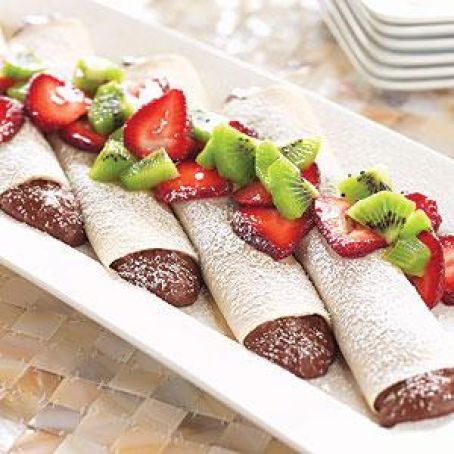 Chocolate Cream Crepes
