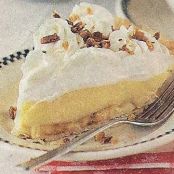 Banana brickle cream pie