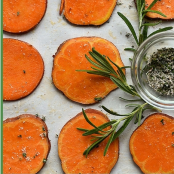 Rosemary Sea Salt Sweet Potato Chips