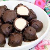 No Bake Vanilla Cake Batter Chocolate Truffles