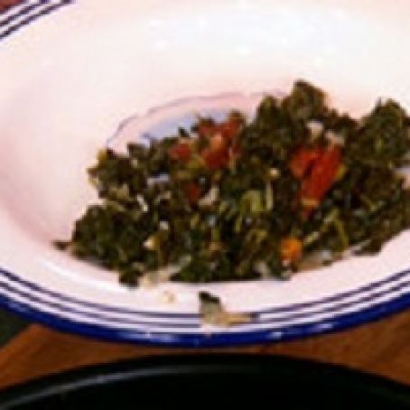Quick Spicy Collards