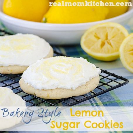 Bakery Style Lemon Sugar Cookies
