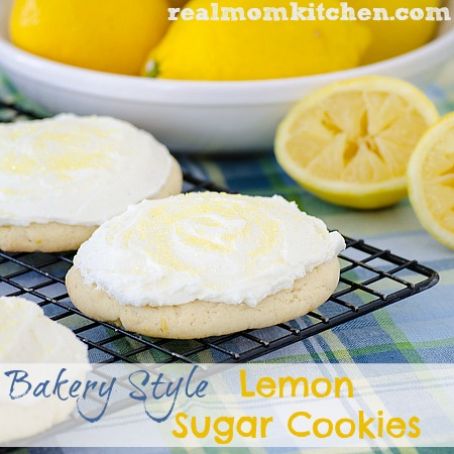 Bakery Style Lemon Sugar Cookies