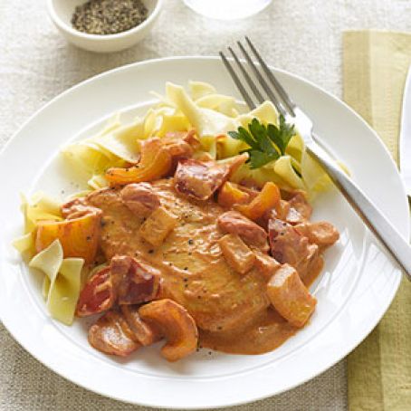 Hungarian chicken paprika